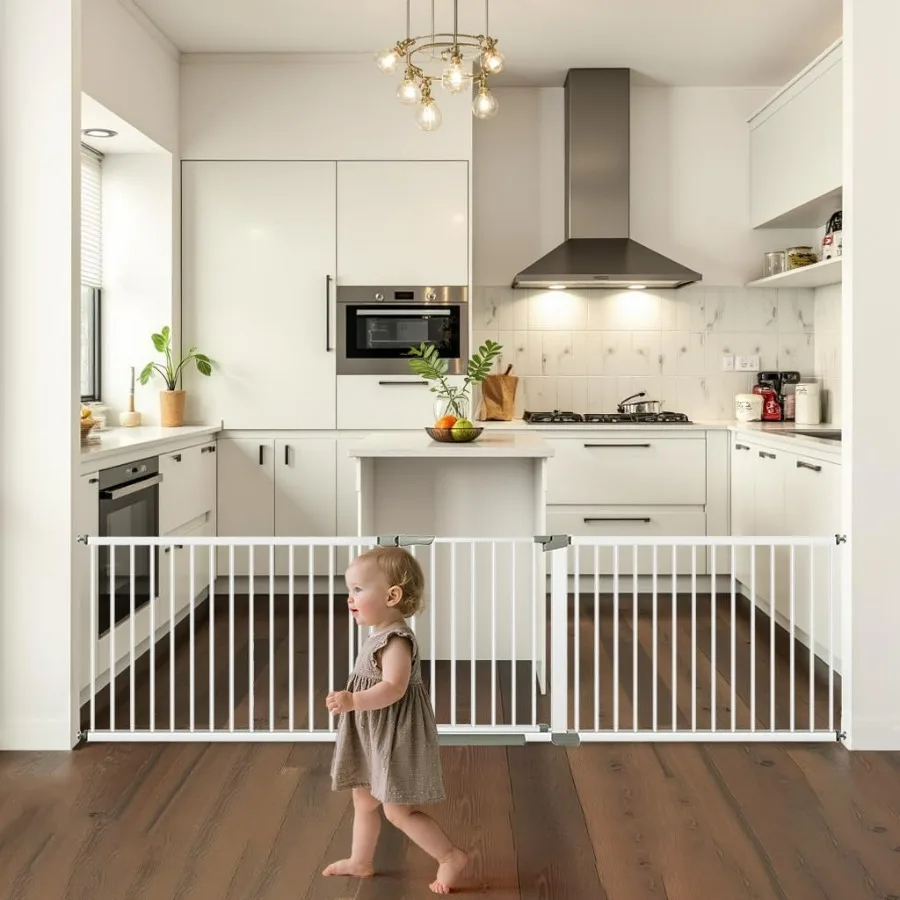 Extra Wide Baby Gate for Doorways and Dogs