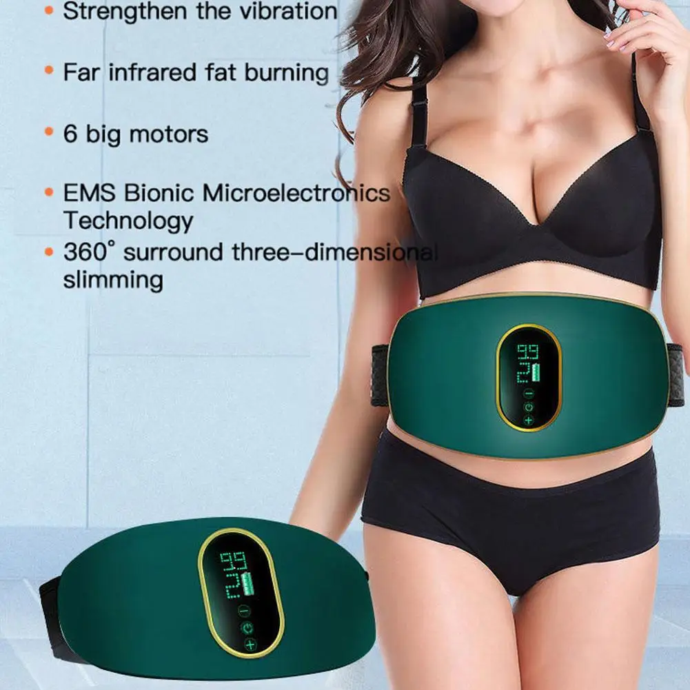 

Slimming Belly Belt Massager Cellulite Body Massager Slimming Back Massager Electric Losing Weight Burning Abdominal Massage