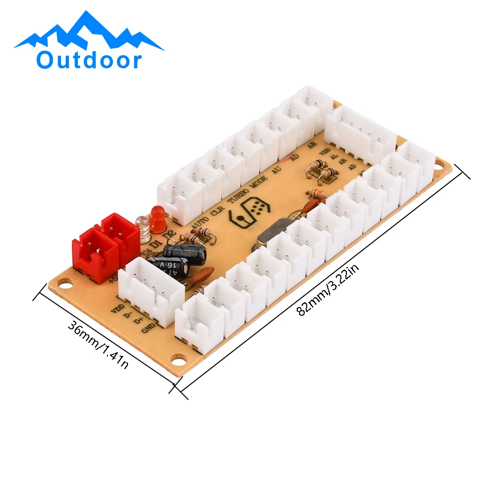 DIY Arcade Joystick Circuit Board Kit - USB Edition