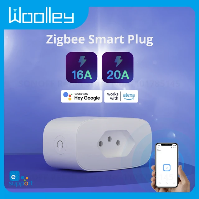 Smart Plug 16A/20A Zigbee Smart Brazil Socket Tomada Inteligente With Power  Monitor Brasil Outlet For Alexa Google Home eWeLink - AliExpress