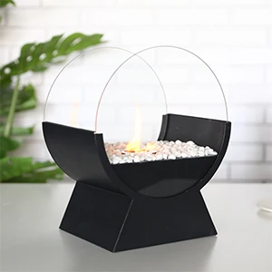 ethanol fireplace table