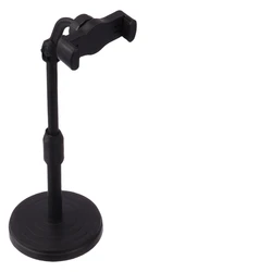 Universal Adjustable Phone Stand with Stable Plastic Disc Base (1 pcs)