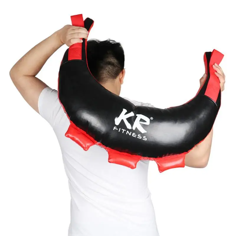 무게추 근력 트레이닝 샌드백, 피트니스 샌드백, PU 가죽 크로와상 백, 복싱 샌드백, 5-20Kg