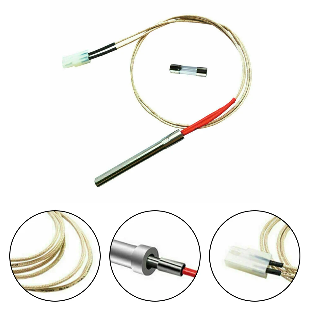 120V 점화봉 난로 가열 튜브(화덕용) 바베큐용 고밀도 카트리지(트레이거 파티클 스토브용)