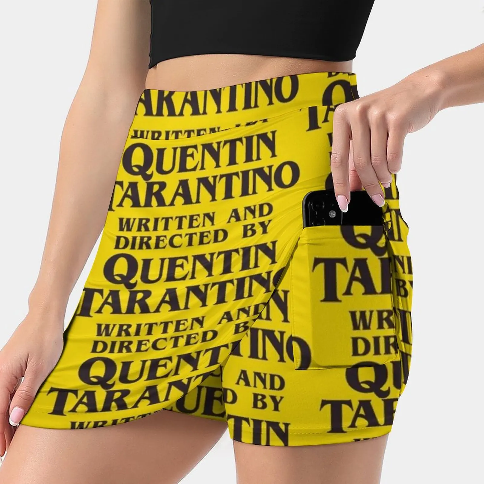 written-and-directed-by-quentin-tarantino-women's-skirt-with-hide-pocket-tennis-skirt-golf-skirts-badminton-skirts-running