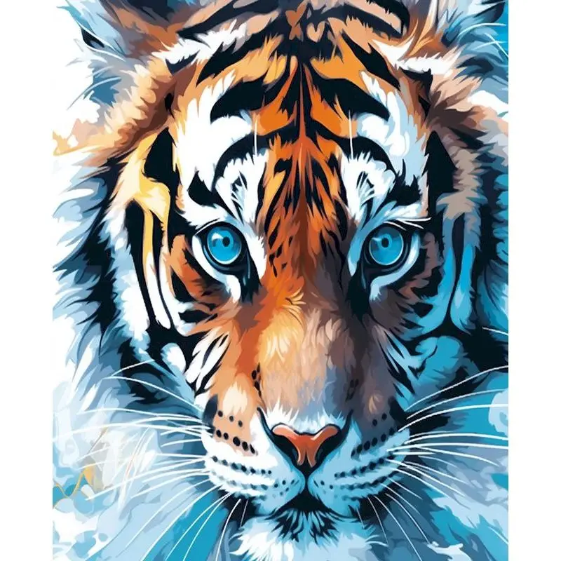 Vibrant Animal-Themed DIY Acrylic Painting Kit - Ideal for Home Decoration and Art Gifts
