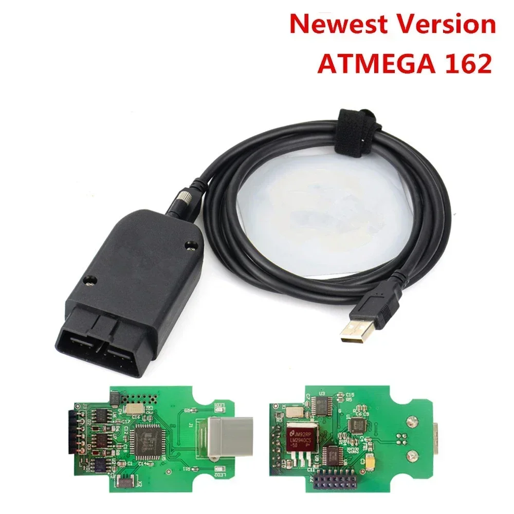 NEW V24.7/24.5 forVaG HexV2 forVaG Group Car Diagnostic Tool OBD2 Scanner 1996 -2017 for V-w Multi-language Tool ATMEGA 162 Chip 5