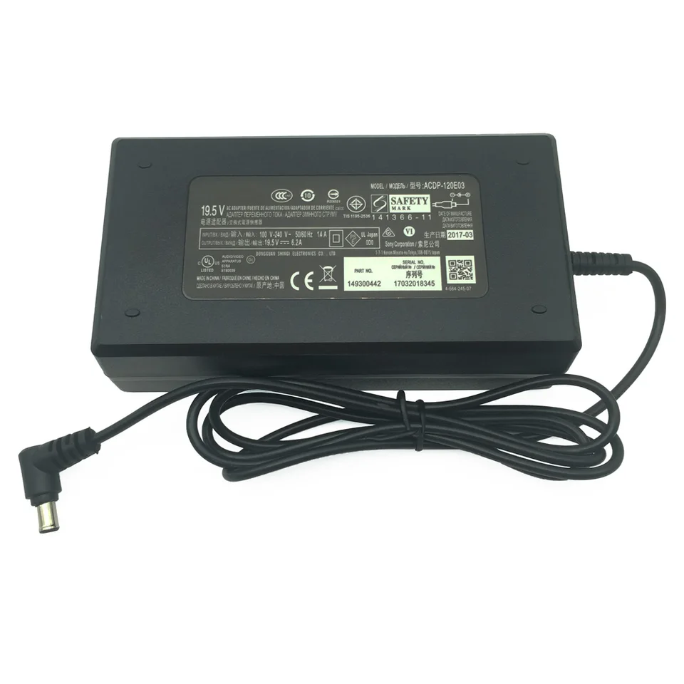 Genuine Power Supply 19.5V6.2A 120W AC Adapter for Sony Bravia 50
