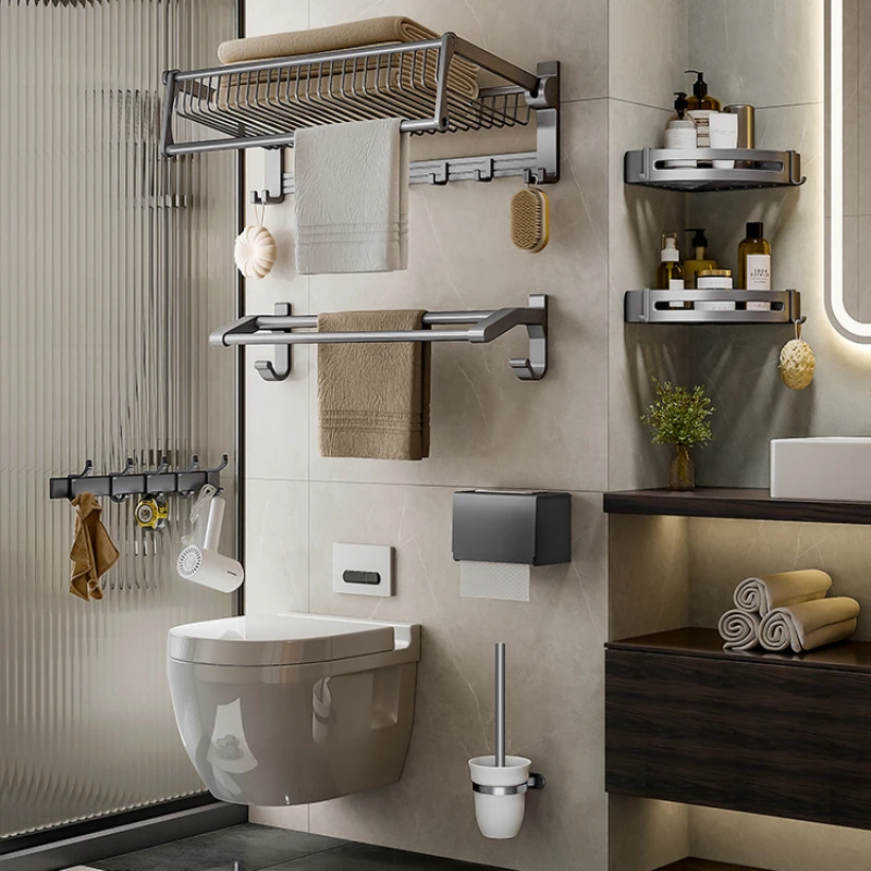Storage Luxury Full Furniture Bathroom Tools Stand Kit Shower Bathrooms Complete Shelves Toilet Lille Vogn Accessories Home