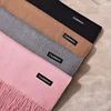 250g Large Soft Silky Pashmina Shawl Wrap Scarf in Solid Color Pure Winter Warm Wool Cashmere Ladies Spring Scarves for Woman