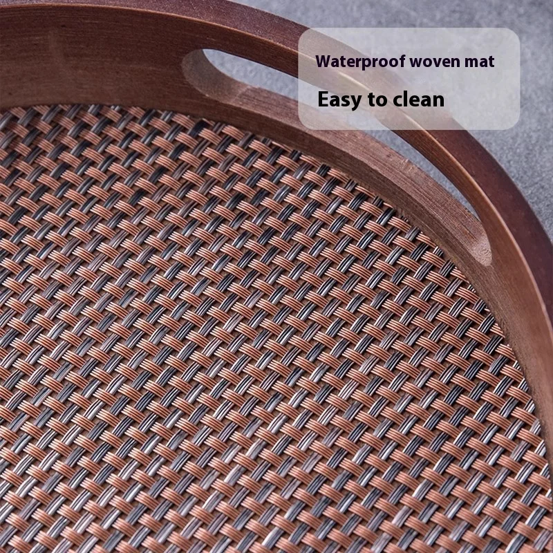 Gianxi Round Bamboo Tea Tray 6