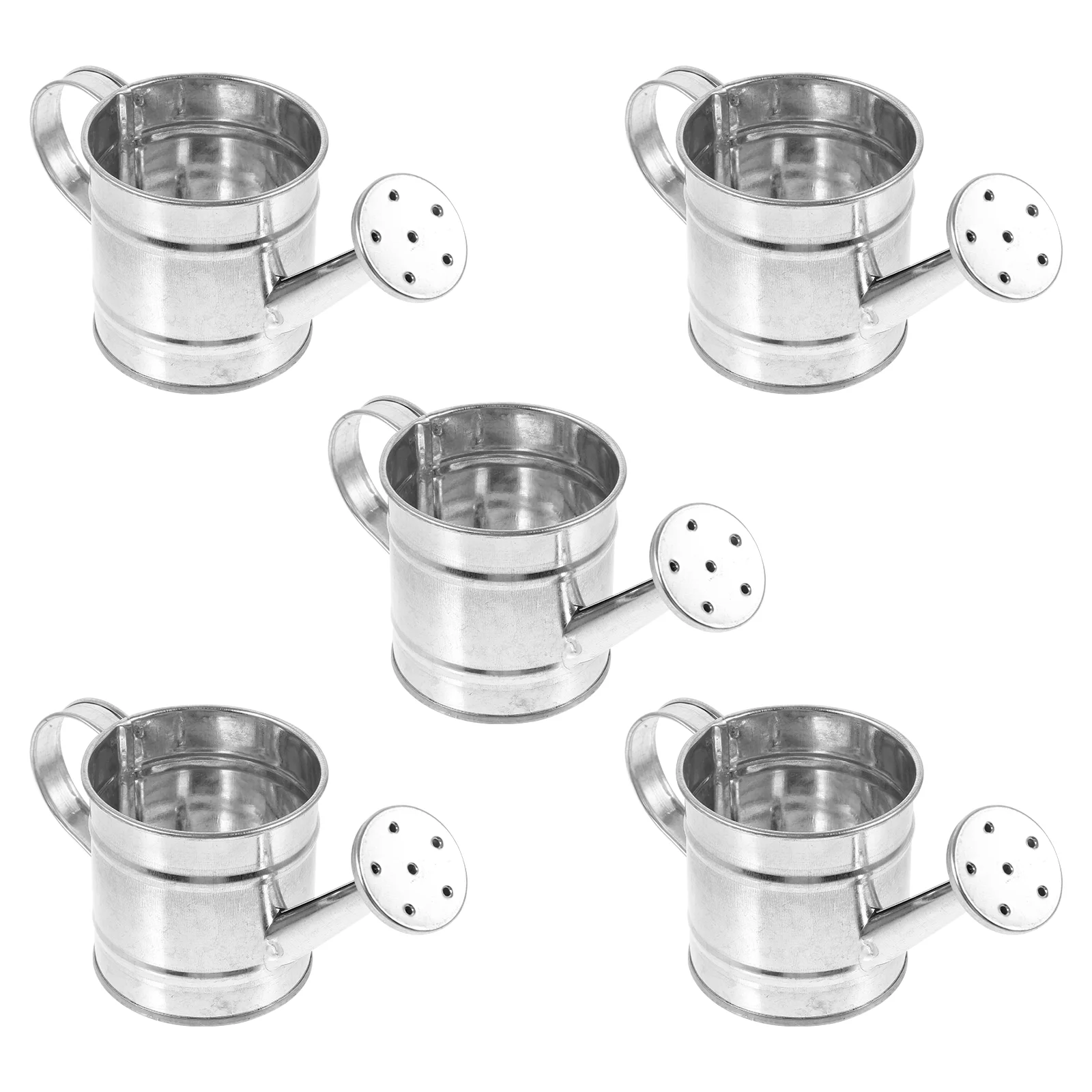 

5 Pcs Minatures Crafts Mini House Garden Accessory Decor Ornaments Miniature Water Kettle Iron Watering Cans Minie Toy