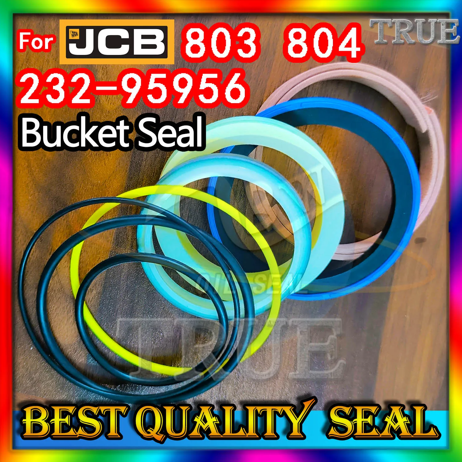 

For JCB 232-95956 ARM Cylinder Oil Seal 803 803plus 804 804plus + Repair Kit Excavator Dust Bushing FKM O-ring Pump 232-95956