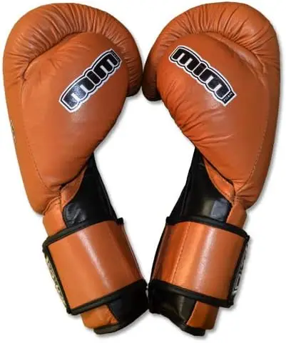 50oz Deluxe MiM-Foam Sparring Boxing Gloves-Safety Strap for Muay Thai, MMA, Kickboxing, Boxing