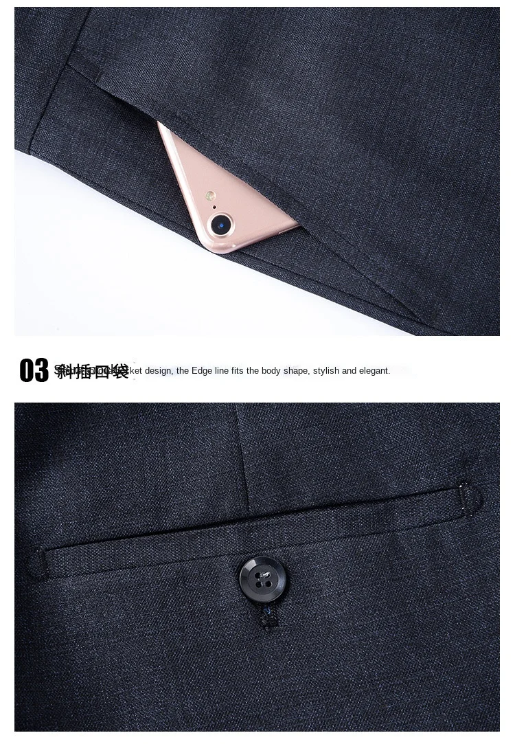 Double Pleated Suit Pants Men Black Brown Business Khaki Trousers for Loose Straight Classic Thin Summer