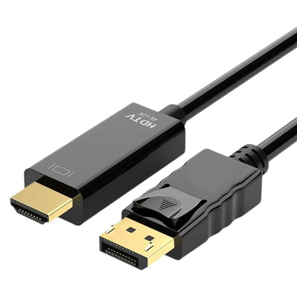 DP-HDMI 호환 데스크탑 그래픽 카드 디스플레이 디스플레이 포트 비디오 케이블, HDMI 4K 케이블, HD-깜박임 없음, A2Z8 호환