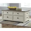 Coffee Table Farmhouse Lift Top Coffee Table with Drawers 2