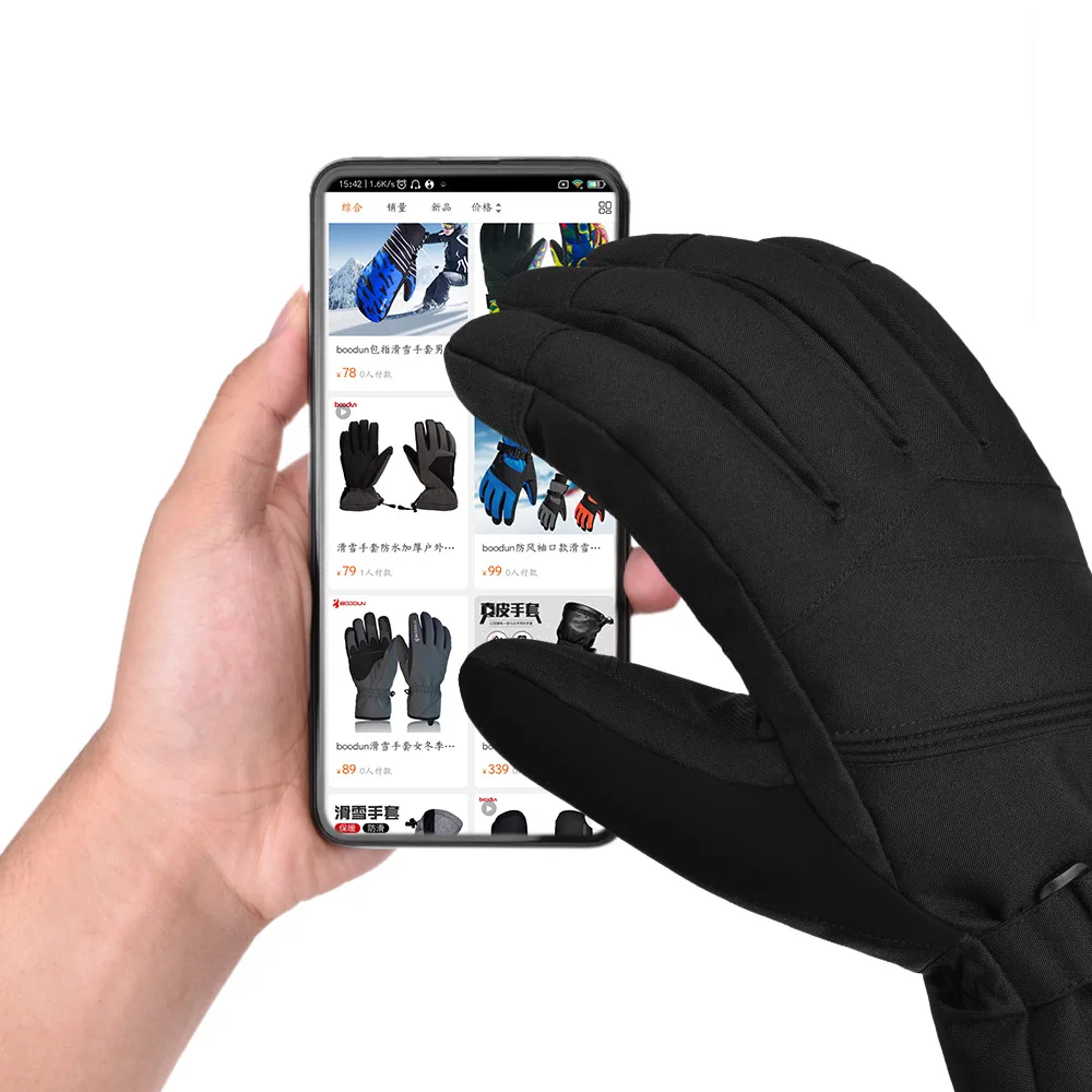 Waterproof Ski Snowboard  Gloves Touchscreen Outdoo Mitten 3M Thinsulate Snow Gloves Motorcycle Gloves Motorcycle Gloves 5