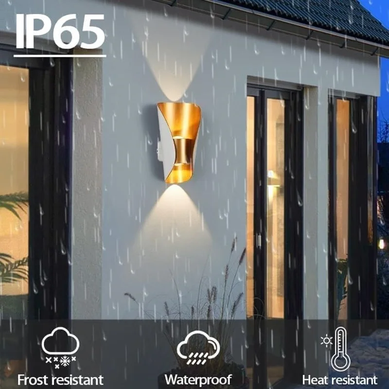 

Up Down Led Wall Lamp Waterproof IP65 Wall Light AC110V-265V Indoor Outdoor Lighting For Living Room Bedroom Stairs Room Decor