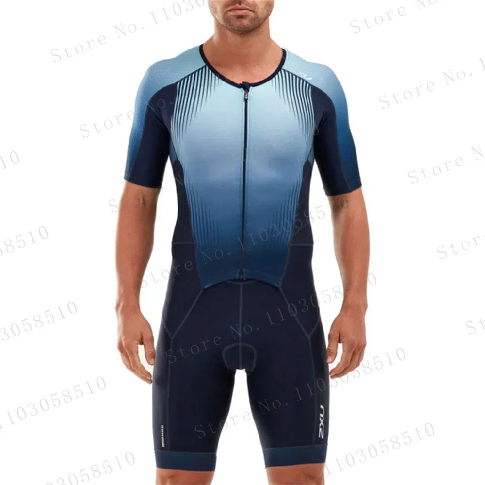 New Men's Triathlon Outdoor Cycling Jersey MTB Triathlon men Bike Skinsuit Sports suit Ciclismo Cycling Clothes Jumpsuit