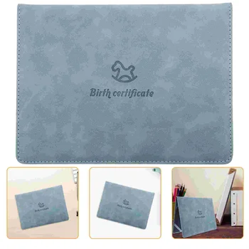 Protezioni per cartelle di nascita Custodia universale generica per organizer per documenti in pelle Bambino per cartella Protezione per certificato di nascita