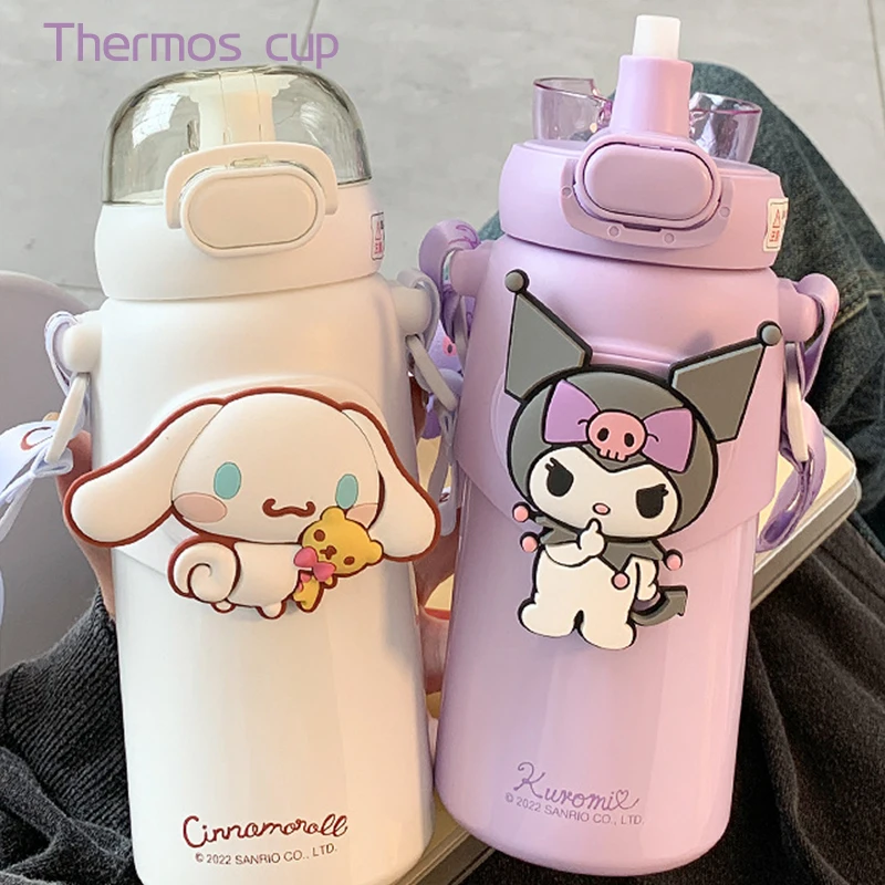 Sanrio Cinnamoroll Kuromi My Melody Plastic Sippy Cup Water Cup