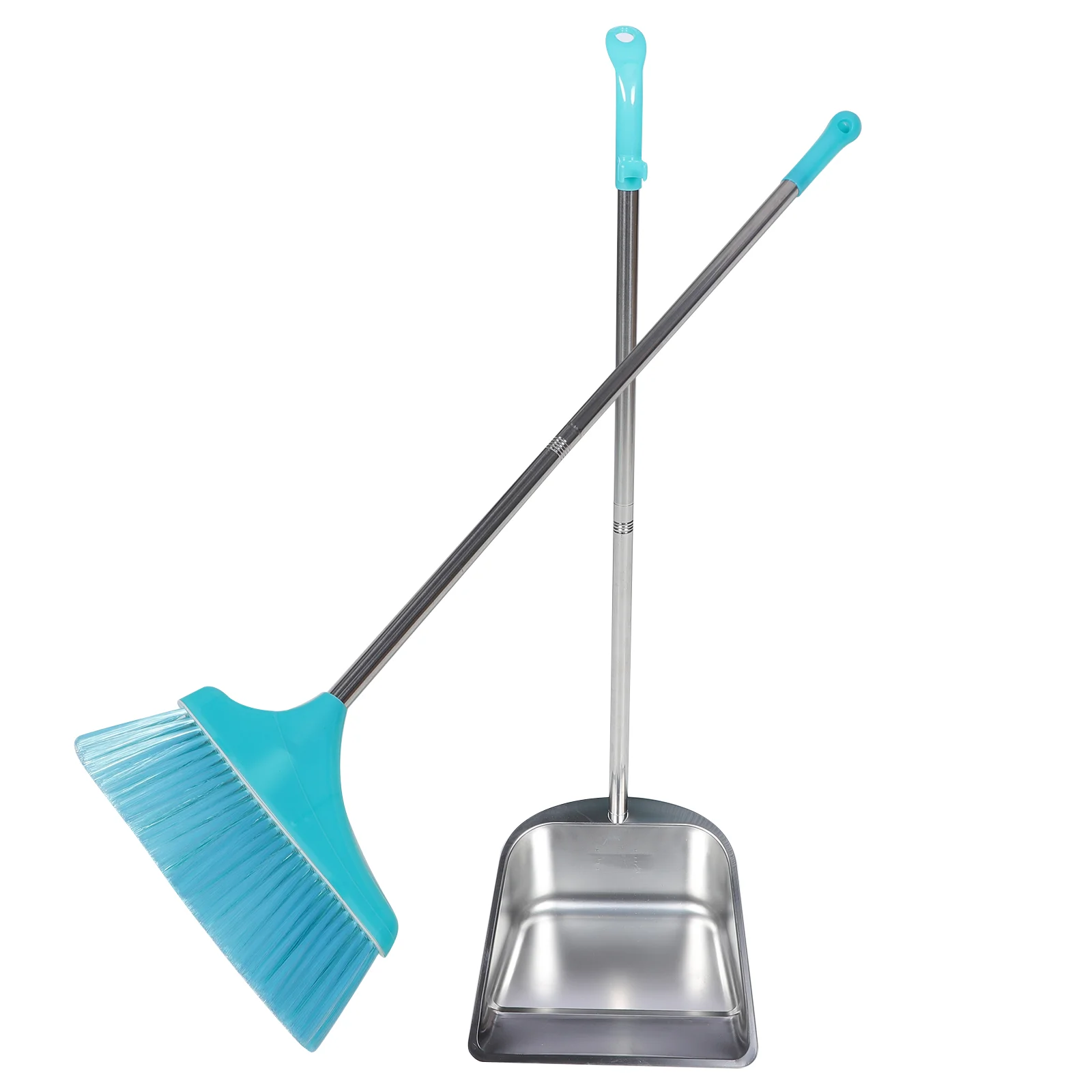 

Scoop Stainless Steel Dustpan Household Broom and Vertical for Home with Kit Office