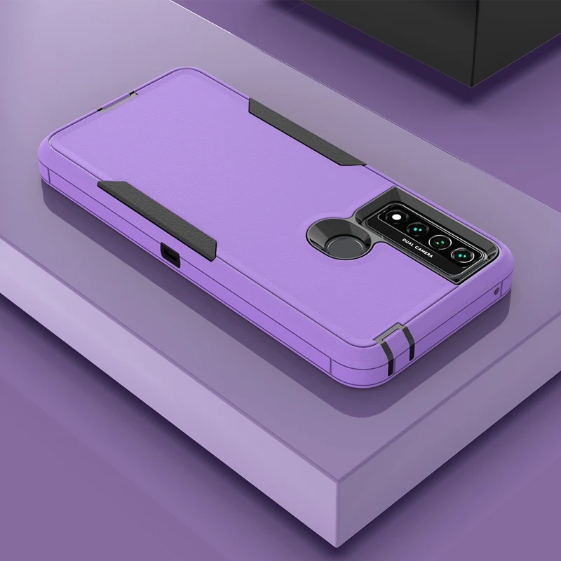 For TCL 20 XE Case Shockproof Matte Phone Bumper Hybrid Protective Cases For TCL 20XE Back Covers TCL20XE Silicone Case Cover 6
