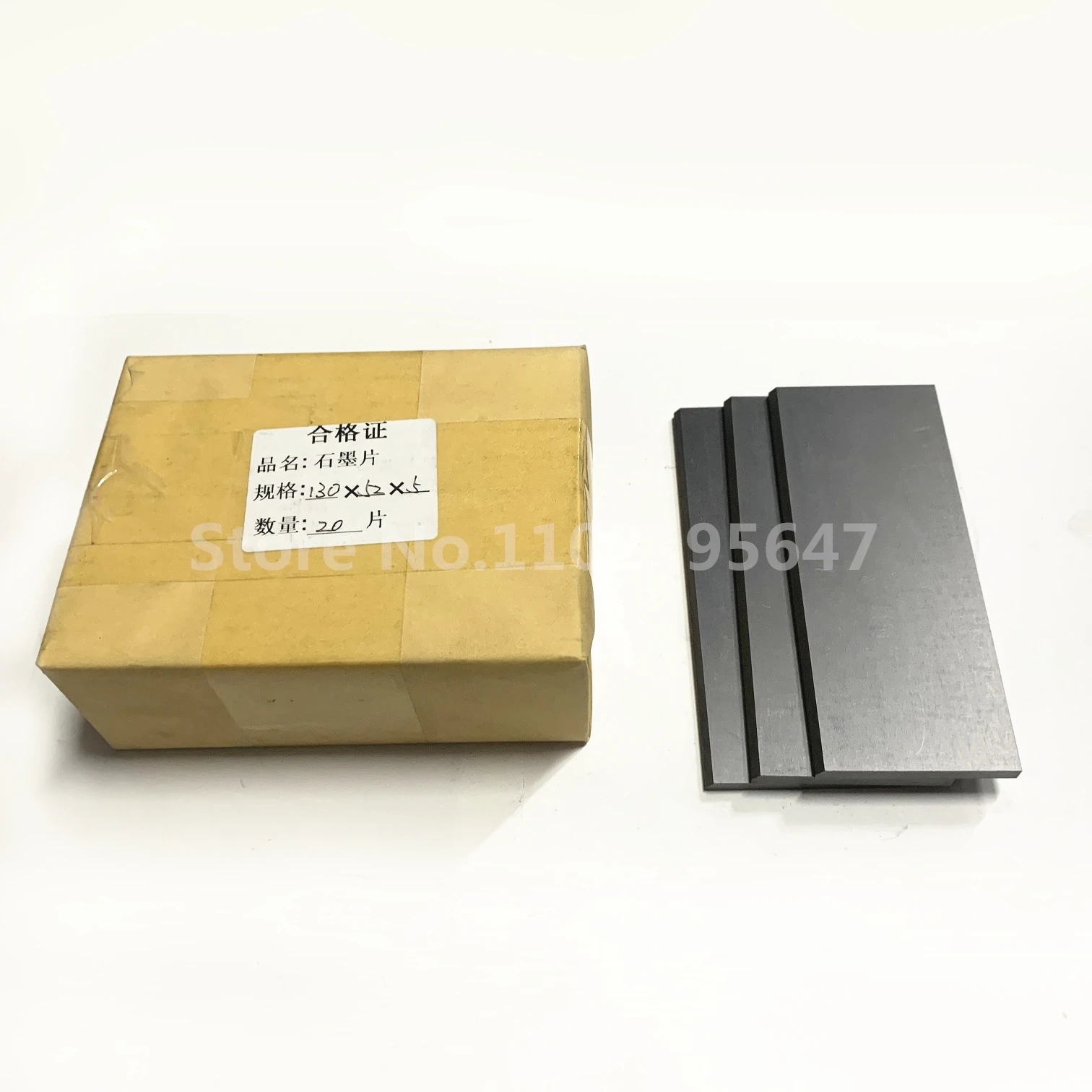 T6mm carbon vane graphite vanes for vacuum pump carbon sheet air pump blade 1pc