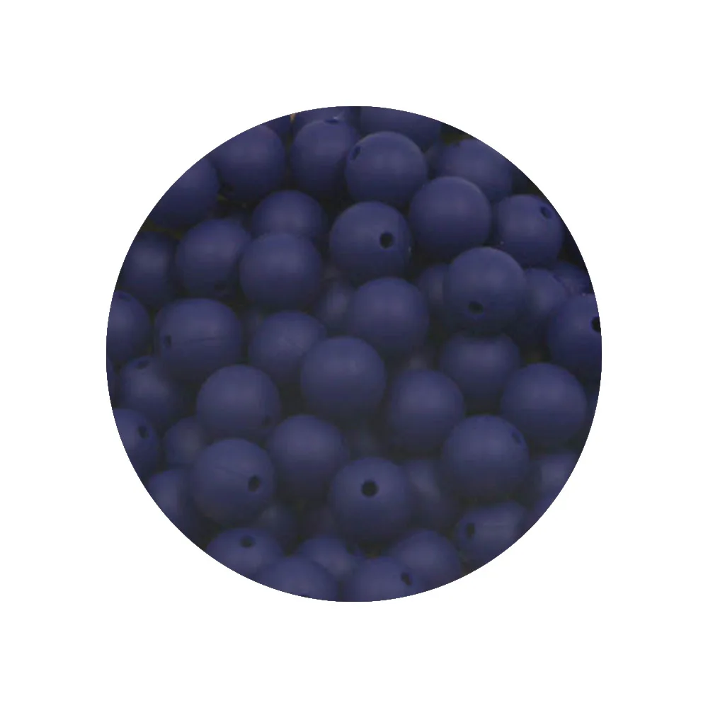 Vibrant Silicone Beads for DIY Jewelry Crafting - 50 Pieces, 12/15mm