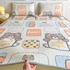 2025 popular simple, fresh and cool silk digital printing latex mat feels cool and smooth to the touch 3