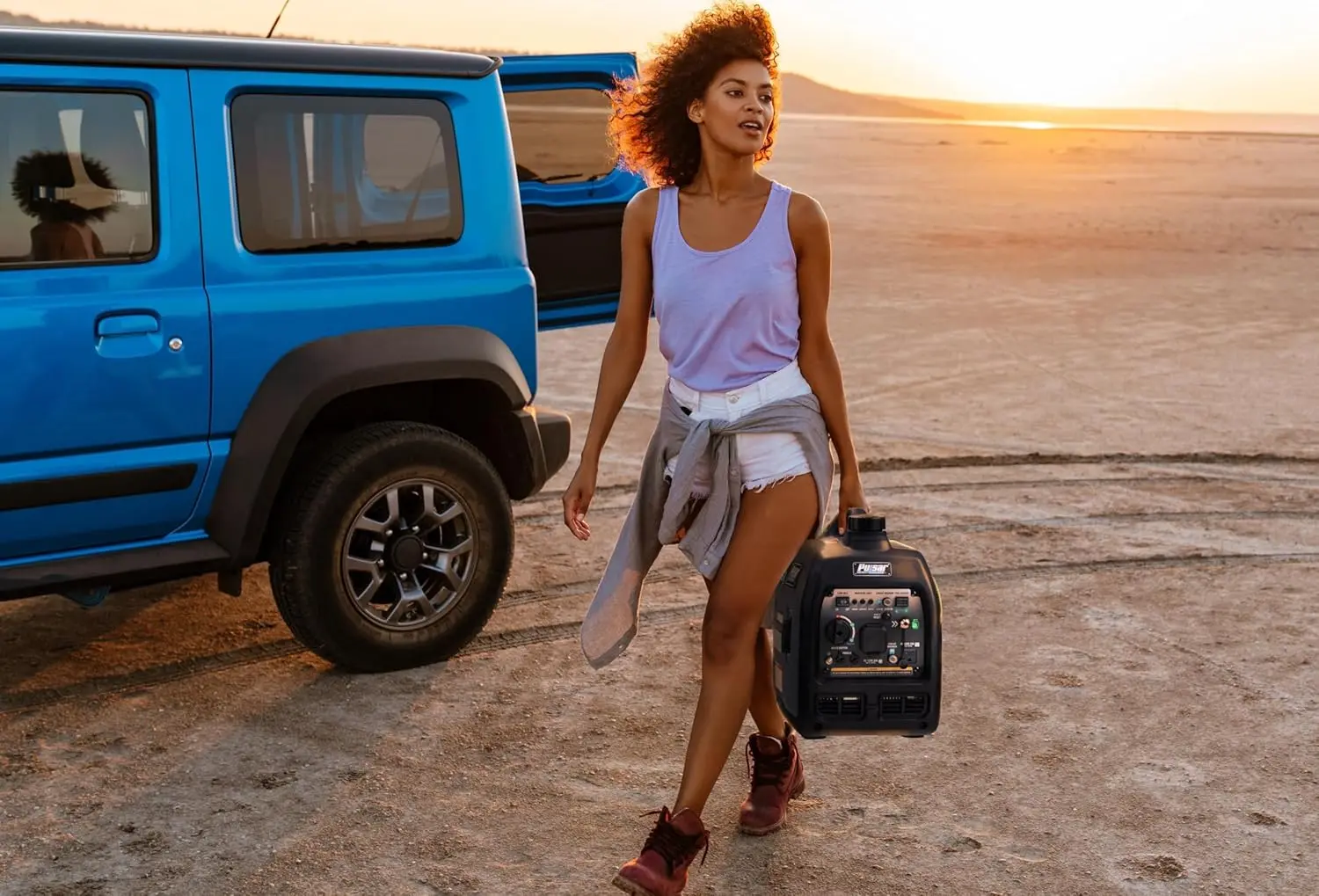 2025-hotProducts GD400BN, 4000W Portable super-quiet Dual Fuel & Parallel Capability, RV-Ready, CARB Compliant