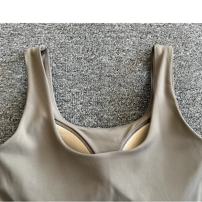 Tennis Skirt High Elastic Outdoor Yoga Wear Chest Pad Women