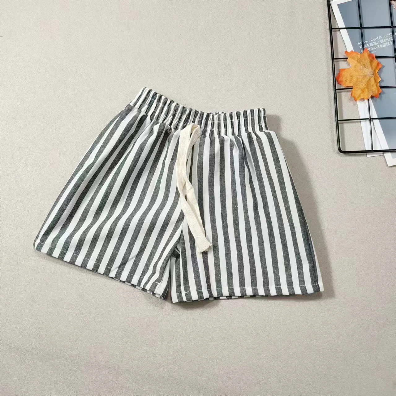 Children's Shorts Children's Pants Single Item Pants Pure Cotton Boys Casual Pants Girls Shorts Baby Jackets Pants British Style 6