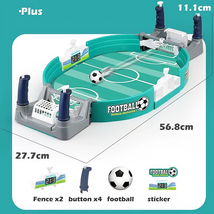 Children's table football toys Puzzle board game Table game two players against table interactive indoor football toys 6