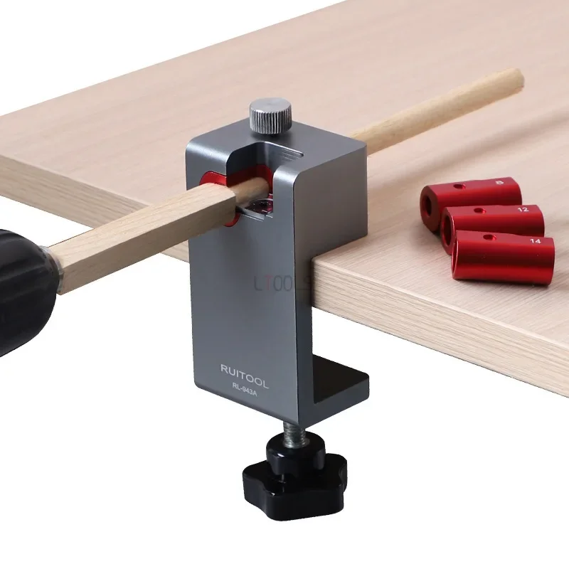 Wood Round Woodworking Auxiliary Tool Metric and British System Fast Turning Rounder DIY Round Wood Rod Square Aluminum Alloy woodworking electric drill round tool metric british dowel maker fast turning round wood stick square round wood strip tools