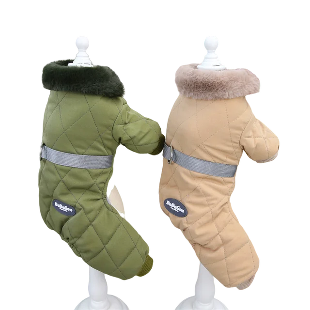 Thicken Warm Dog Jumpsuit Winter Pet Dogs Clothes for Chihuahua Coat Waterproof Hoodie Puppy Overalls Poodle Jacket Pet Apparel 5