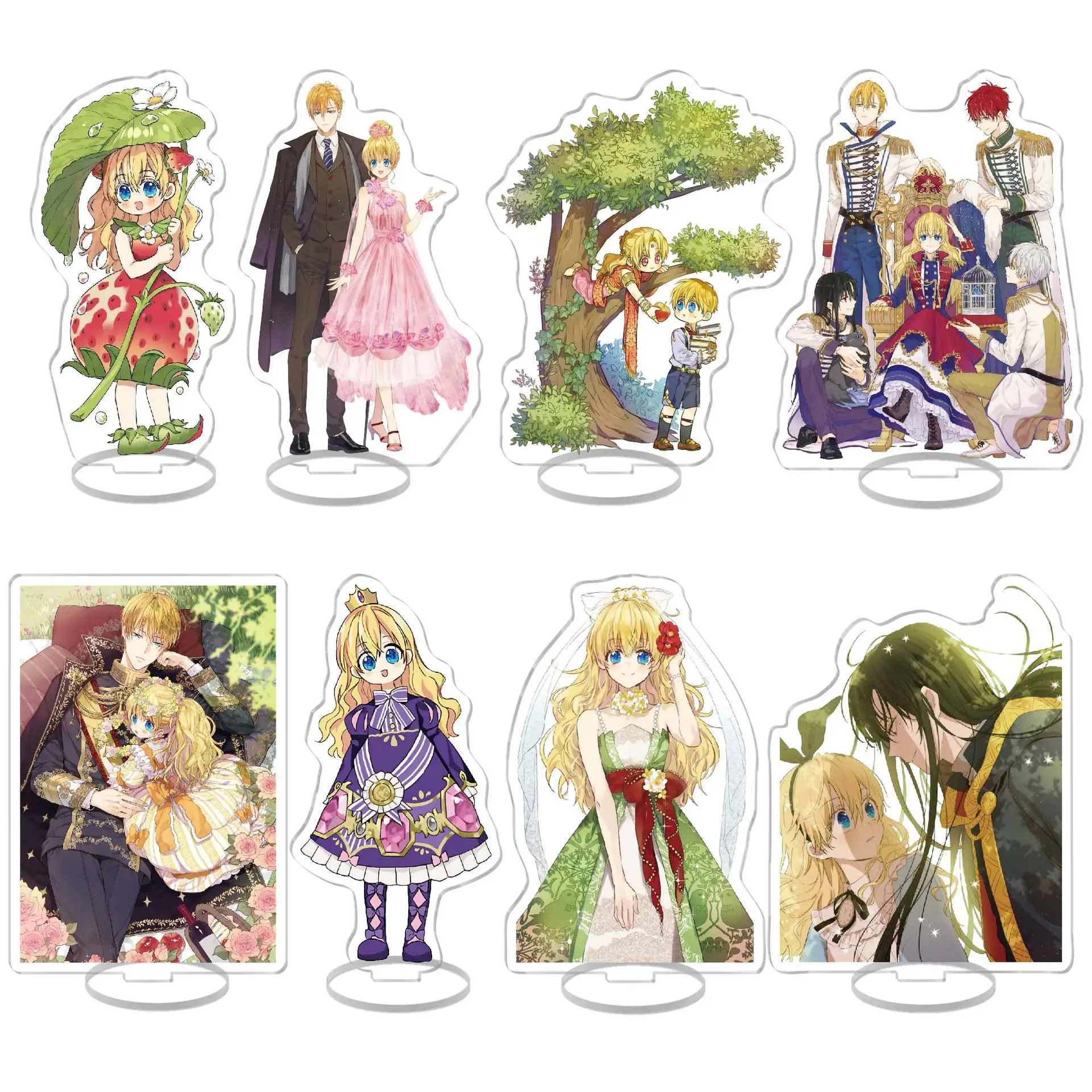 

Comic Who Made Me A Princess Plate Desk Decor 어느 날 공주가 되어버렸다 Standing Atanasia Collection Ornament Lucas Acrylic Doll Ezekiel Je