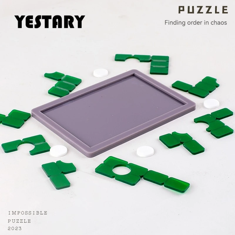 

YESTARY Acrylic Puzzle Kids Toys Impossible Puzzle IQ Brain Teaser Board Games Acrylic Puzzles Toys For Adult Childrens Gifts