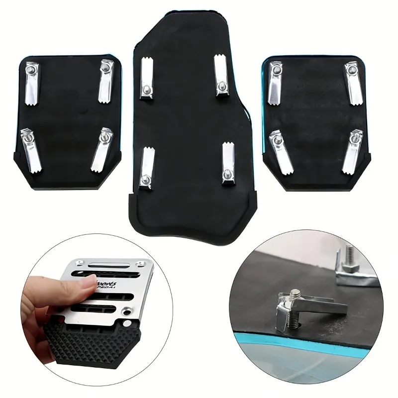 Universal Automatic/Manual Transmission Car Pedal Cover Set car accessories car pedals pedal cover stainless steel pedal cover