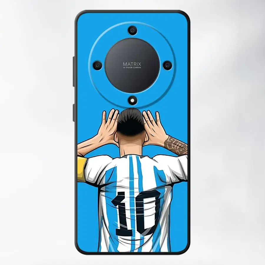 Football Star Numbers Soft Phone Case Cover