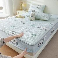 Summer Latex Folding Bed Mat Kit Cooling Feel Bed Sheet and Pillowcase Single Double Mattress Cover Home Textiles Cool Bedspread 5