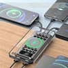 With Cable Wireless Power Bank 20000mAh For IPhone 14 13 Samsung Huawei Xiaomi Portable External Powerbank 4