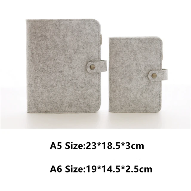 Új A5 A6 Fill Notebook Szövet Ring Binder Diary Papír Tartó Hordozható Napló Levélpapír Ajándék - Image 6