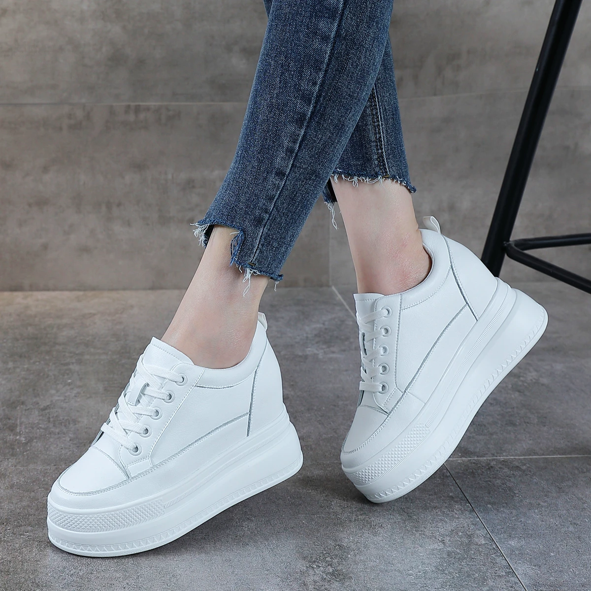 Step It Up Faux Leather Wedge Sneakers | Shoes women heels, Wedge heel  sneakers, Shoes heels wedges