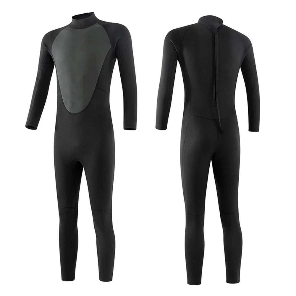 3MM Neoprene Wetsuit Men Women Front Zipper Diving Suit