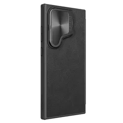 Nillkin S24 Ultra PU Leather Flip Wallet Case with Camera Holder Premium Protection - S24 (Lychee peel)