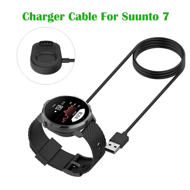 Charger Cable For Suunto 7 Smart Watch USB Charger Clip Cradle Cable Charger Cable For Suunto 7 Smart Watch USB Charger Clip Cradle Cable