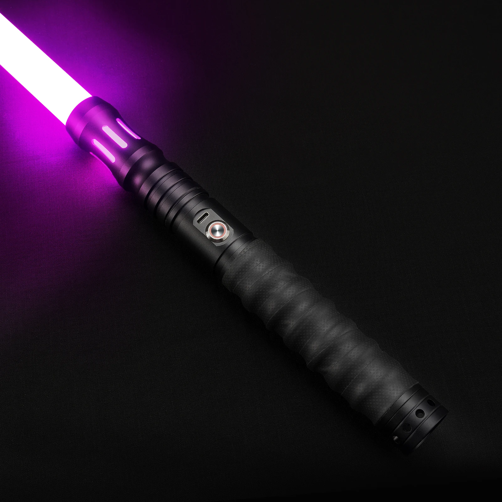 

RGB Smooth Swing Lightsaber 12 Sets Sound Effects Heavy Dueling Laser Sword 15 Changing Color Force FX Blaster FOC Lock Up