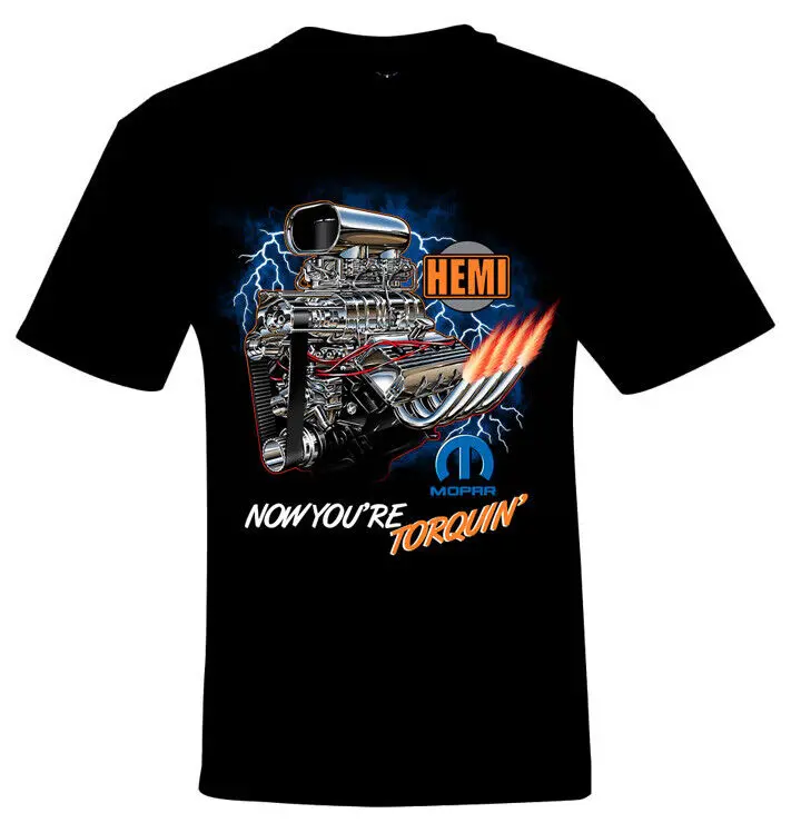 T-Shirt Mopar Hemi Torquin-Varie Taglie Da Uomo-Nuovissima --